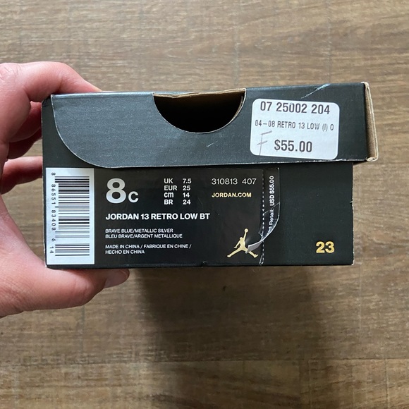 Jordan 13 Retro Low Bt Toddler 8c - Picture 3 of 8